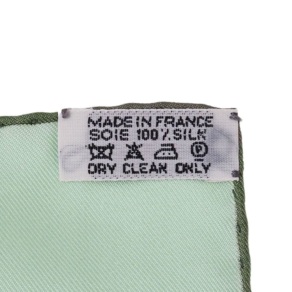Hermes Scarf Muffler for Women Carre 90 LEGEND MOGHOLE Silk Pale Green Orange... - Picture 8 of 10